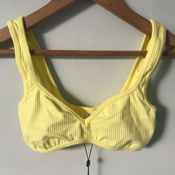For Love and Lemons // Gemma Bra - Yellow, XXS - Picture 2 of 10